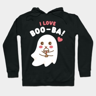 Boo-ba tea ghost (on dark colors) Hoodie